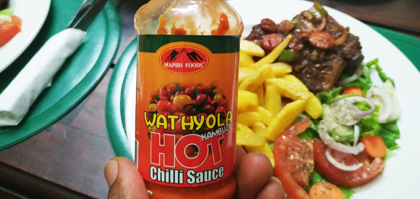 Mapiri Country Lodge hot chilli sauce