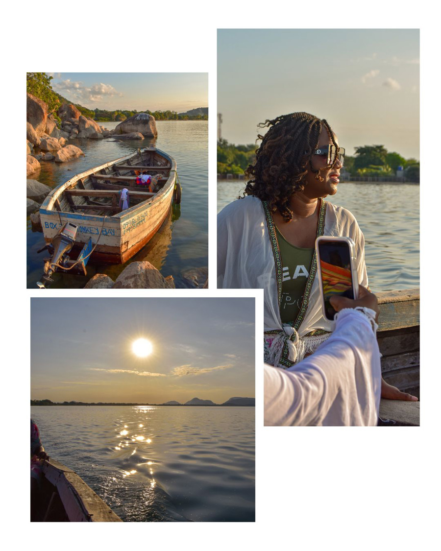 sunset boat ride on lake malawi