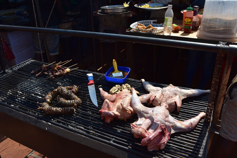Local chicken braai